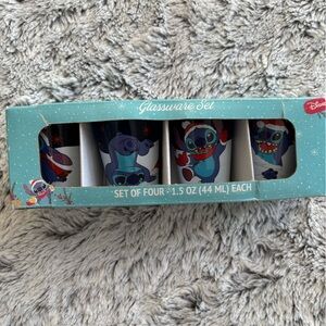 Disney Stitch Kids Shot glasses- Blue and Black
